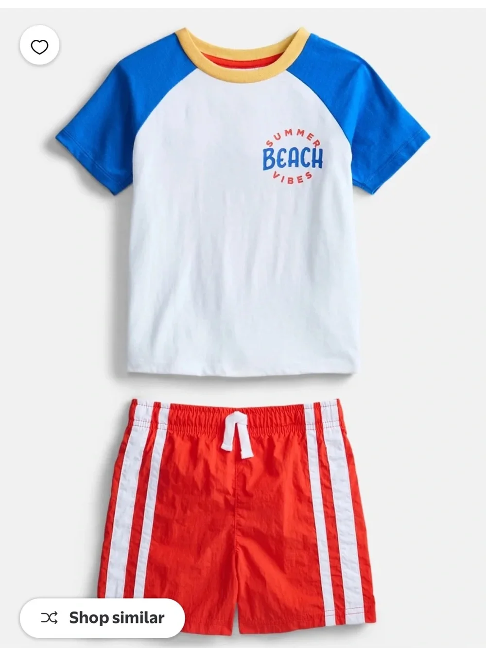 Wonder Nation Graphic Tee & Shorts Set